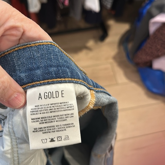 AGOLDE x ASAP FERG MENS DISTRESSED JEANS 32x32 BUTTON FLY - Picture 8 of 8